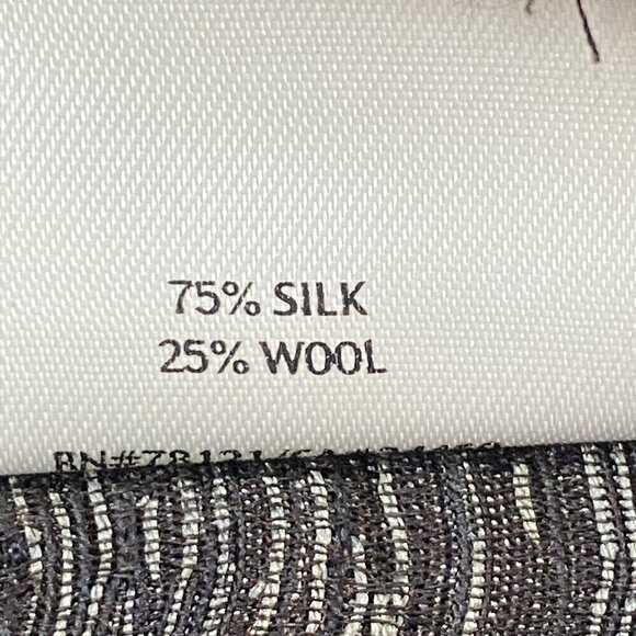 EILEEN FISHER Women Short Blazer Size M Black Silk Blend 3/4 Sleeve Luxury - Picture 6 of 11